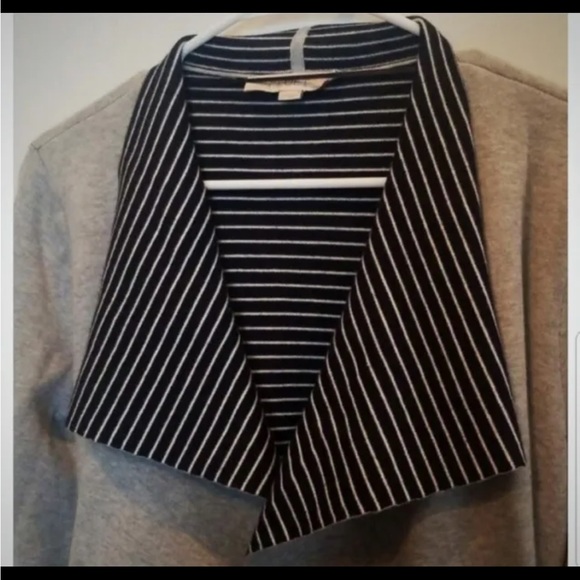 ~HOST PICK~Loft Belted Drape Front Open Cardigan Size XS Petite - Picture 5 of 6